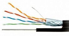 Кабель UTP 4PR 24AWG CAT5e 305m Rexant+Трос  в Энгельсе