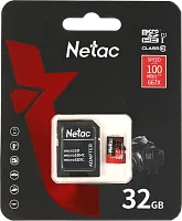 Карта памяти microSDHC 32GB Netac NT02P500PRO-032G-R P500 Extreme Pro + adapter  в Энгельсе
