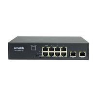 Amatek AN-S10P коммутатор на 10 портов ( 8 PoE портов + 2 Uplink )  в Энгельсе