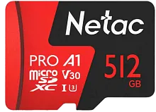 Карта памяти micro SDXC 512Gb P500 Extreme PRO Netac (+адаптер SD)  в Энгельсе