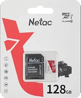 Карта памяти microSDXC 128GB Netac NT02P500ECO-128G-R P500 Eco + adapter  в Энгельсе