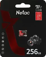 Карта памяти microSDXC 256GB Netac NT02P500PRO-256G-S P500 Extreme Pro A1 w/o adapter  в Энгельсе